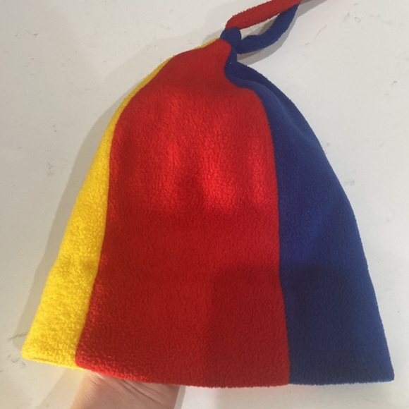 Disney Mickey & Co Mickey Mouse fleece vintage hat blue, red, and gold kids size - Picture 8 of 12